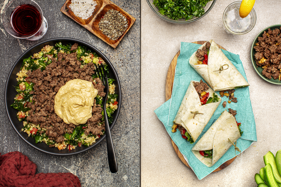 Dinner + Lunch Combo: Middle Eastern-Spiced Ground Beef