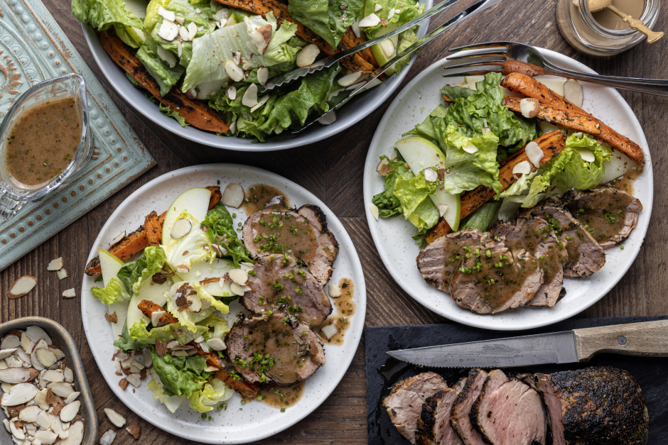 Paleo: Pork Tenderloin with Honey-Dijon & Chives