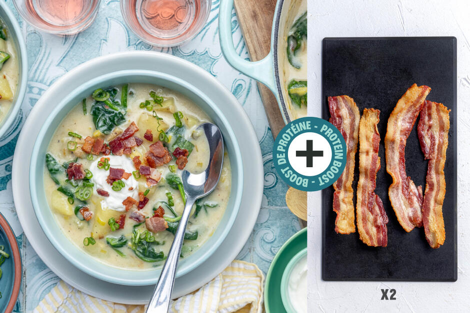 Protein Boost | Loaded 'Baked Potato' Soup