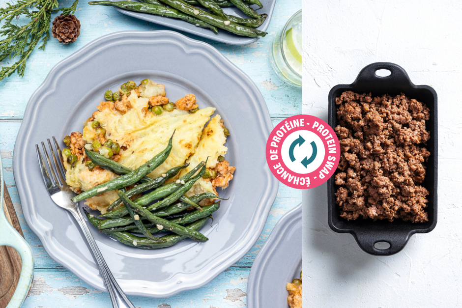 Protein Swap | Beef & Pea Shepherd’s Pie