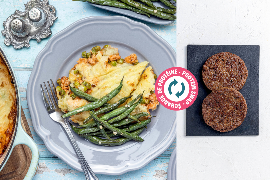 Protein Swap | Impossible™ Beef & Pea Shepherd’s Pie