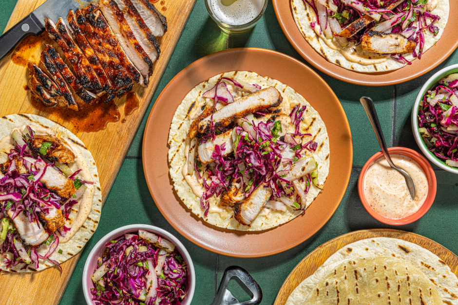 Southern BBQ Pork Chop Tacos