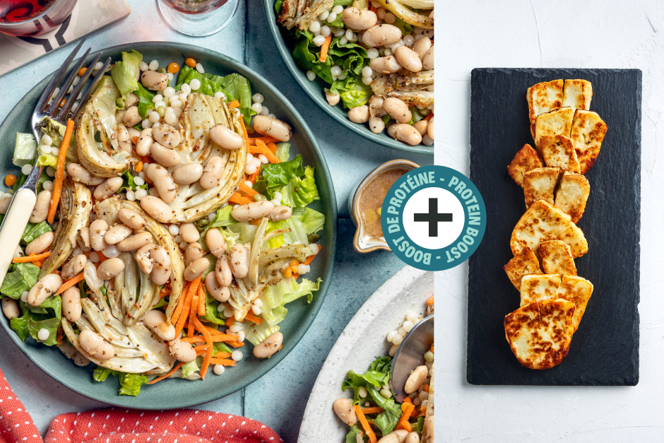 Protein Boost | Halloumi, Italian Fennel & White Bean Salad