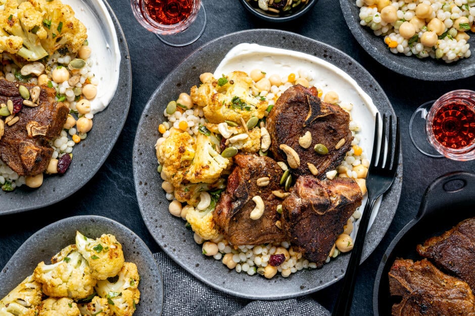 Côtelettes d'agneau aux épices berbères