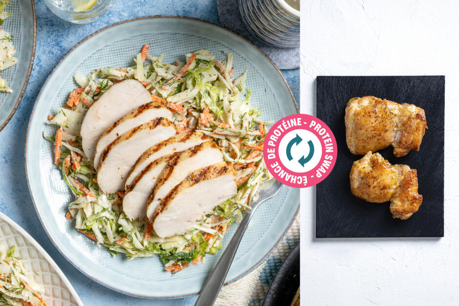 Protein Swap | Lemony Grilled Chicken Thighs