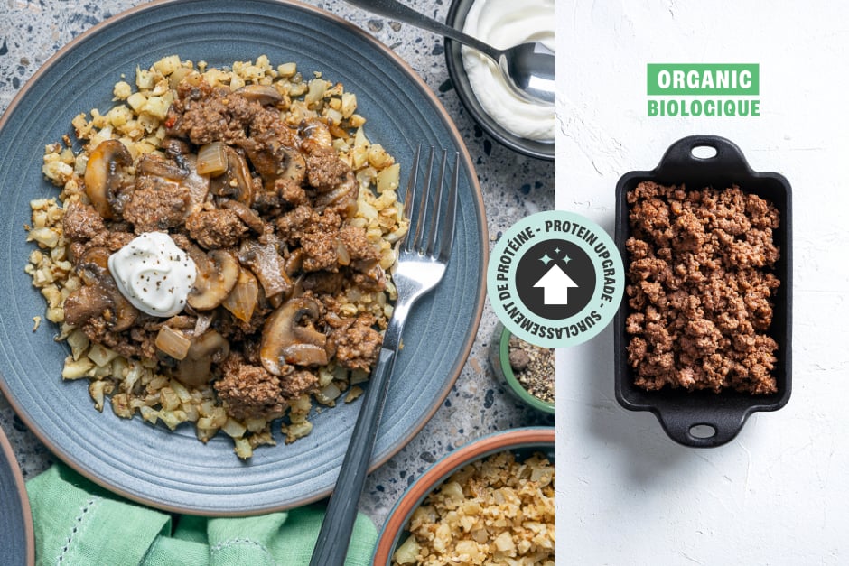 Protein Upgrade | Quick ORGANIC Ground Beef Goulash