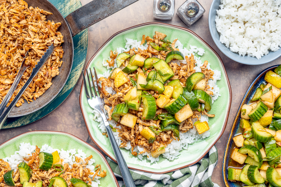 Bulgogi de tofu râpé