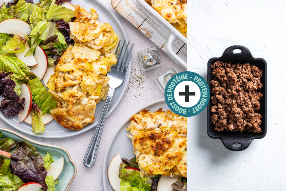 Protein Boost | Beef, Potato & Turnip ‘Tartiflette’