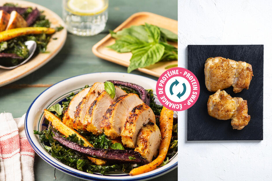 Protein Swap | Orange-Basil Chicken Thighs