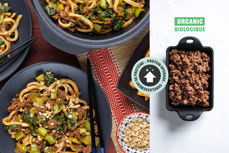 Protein Upgrade | Korean Spicy ORGANIC Beef Udon Noodles