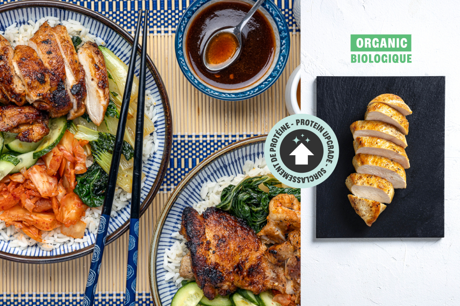 Protein Upgrade | ORGANIC Chicken Bibimbap Bowls