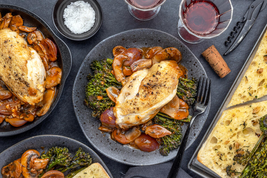 ORGANIC Chicken Chasseur with Pearl Onions