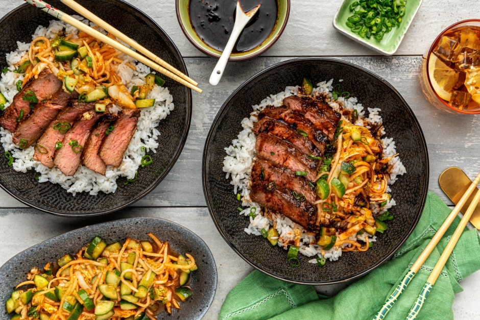 Korean Steak Bulgogi Bowls