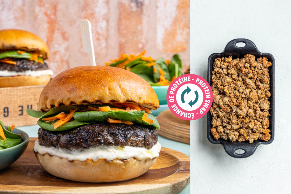 Protein Swap | Caribbean Chorizo Burgers