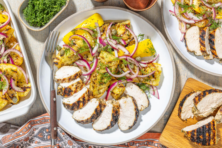 Greek Grilled Chicken Breasts