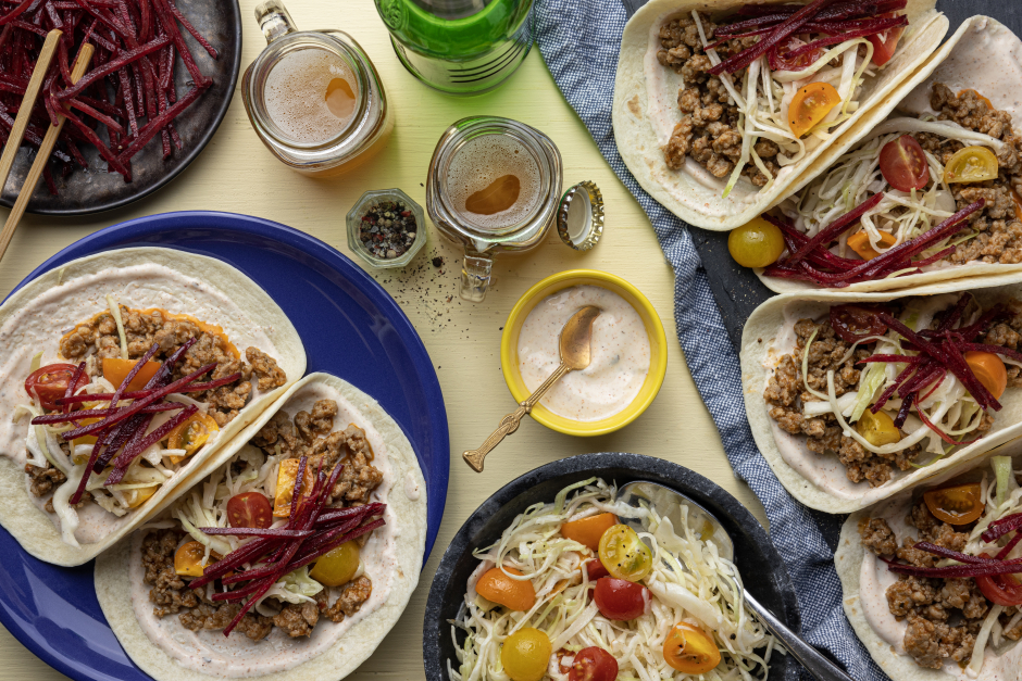 Quick ’n’ Juicy Ground Pork Tacos