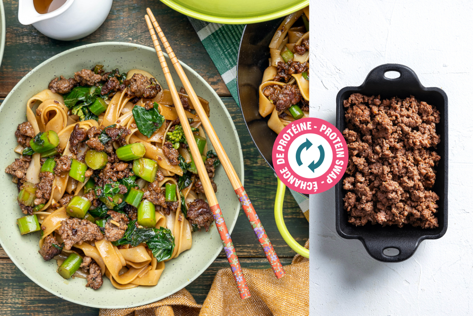 Protein Swap | Beef Pad See Ew