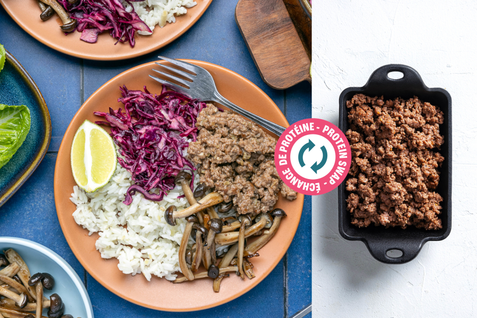 Protein Swap | Larb-Style Beef Bowls