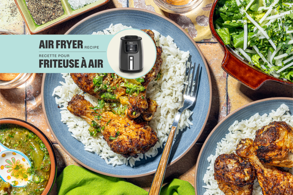Pilons de poulet fumés à la friteuse à air