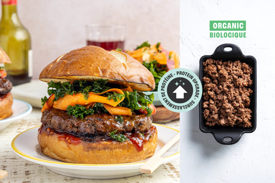 Protein Upgrade | Pineapple-BBQ ORGANIC Beef Burgers