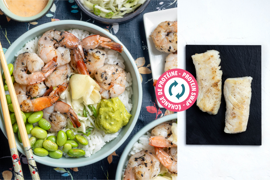 Protein Swap | Dynamite Cod Sushi Bowls