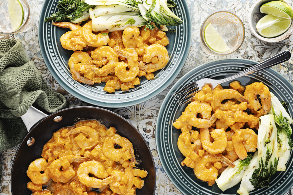 Carb-Wise: Spicy Coconut Red Curry Shrimp