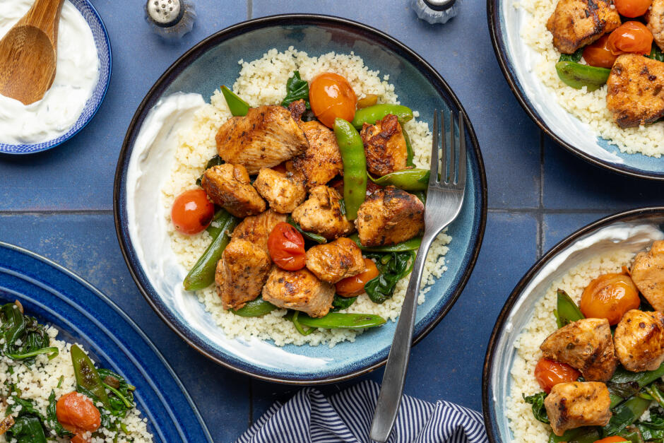 Quick Greek Chicken Bowls