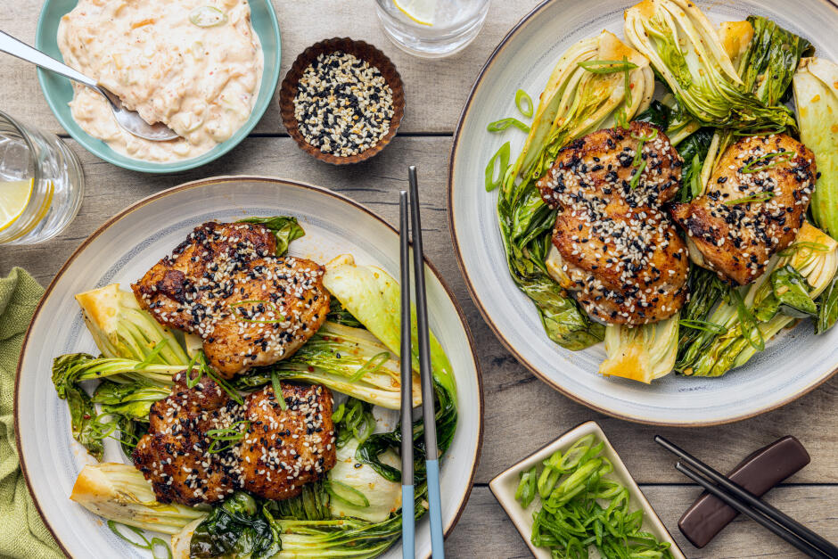 Poulet coréen au sésame