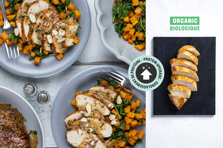 Protein Upgrade | ORGANIC Chicken with Tarragon-Mustard Sauce