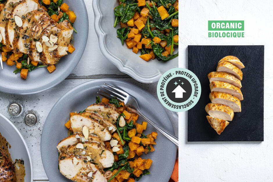 Protein Upgrade | ORGANIC Chicken with Tarragon-Mustard Sauce