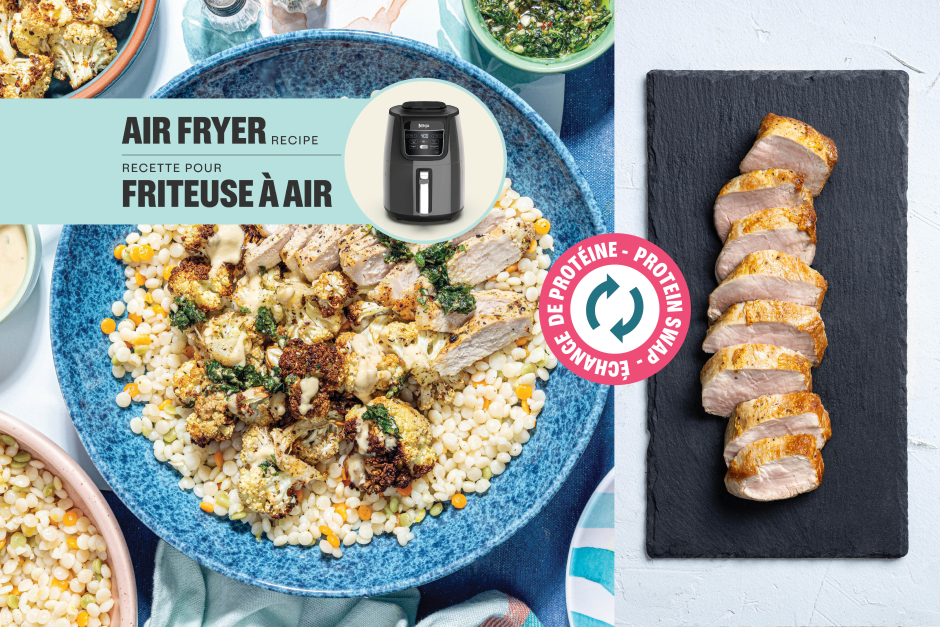 Échange de protéine | Filet de porc à la chermoula de l'Afrique du Nord