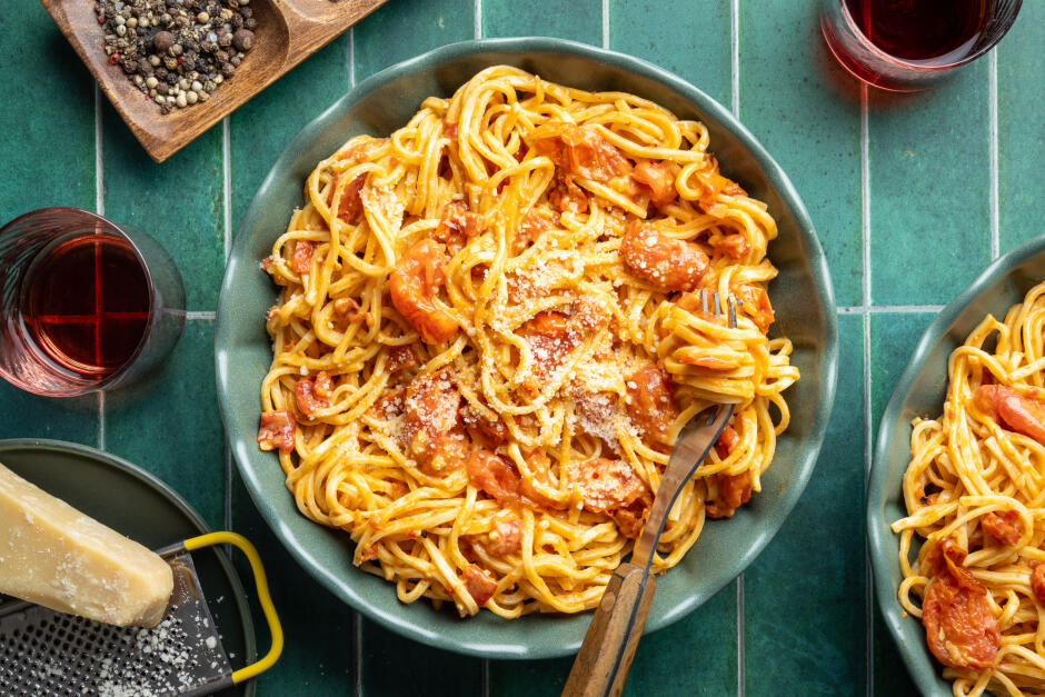 Creamy Fresh Spaghetti Pomodoro