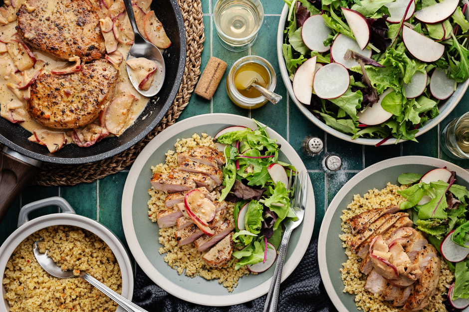 Normandy-Style Pork Chops