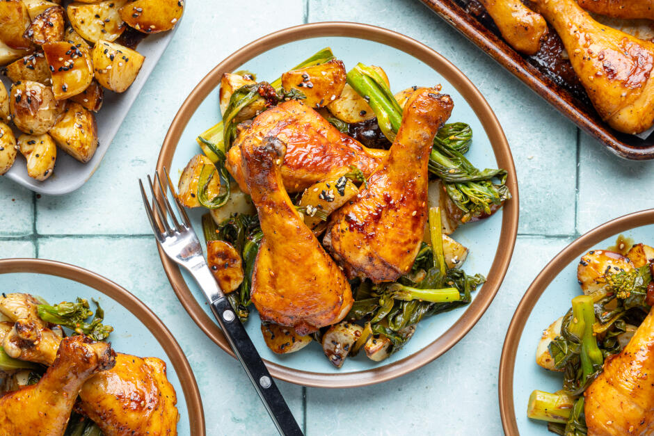 Soy-Roasted Chicken Drummies