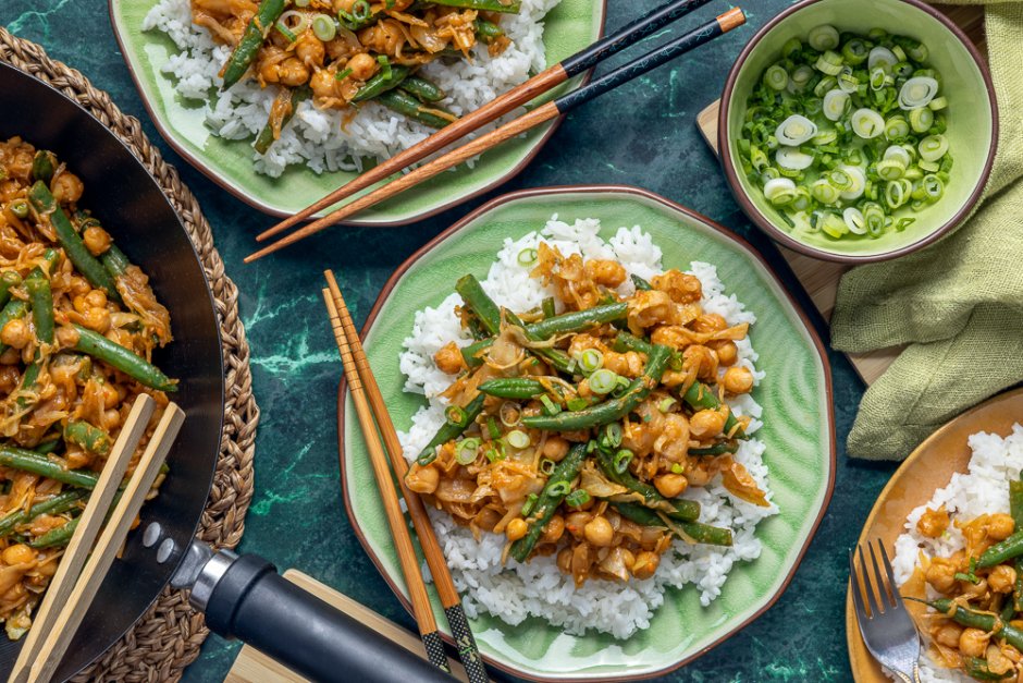 Umami Chickpea Stir-Fry