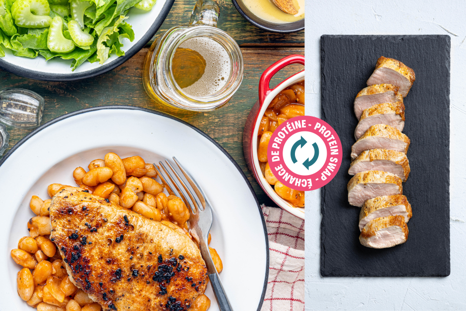 Échange de protéine | Filet de porc rapido style cabane à sucre