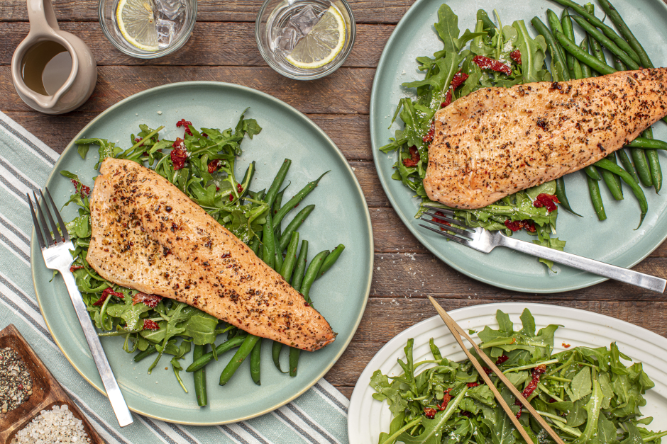 Pan-Seared Trout & String Beans