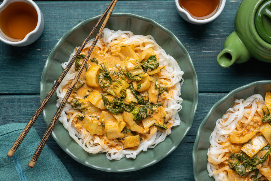 Protein Boost | Spicy Thai Coconut Noodle Curry