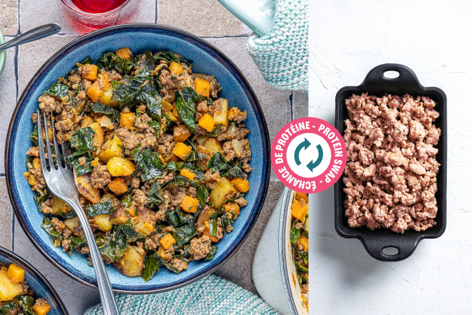 Protein Swap | Homestyle Veggie-Loaded Pork Hash