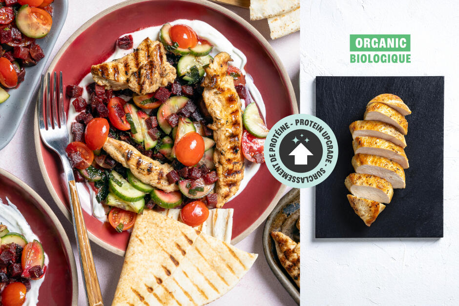 Protein Upgrade | Grilled ORGANIC Chicken Souvlaki Platter