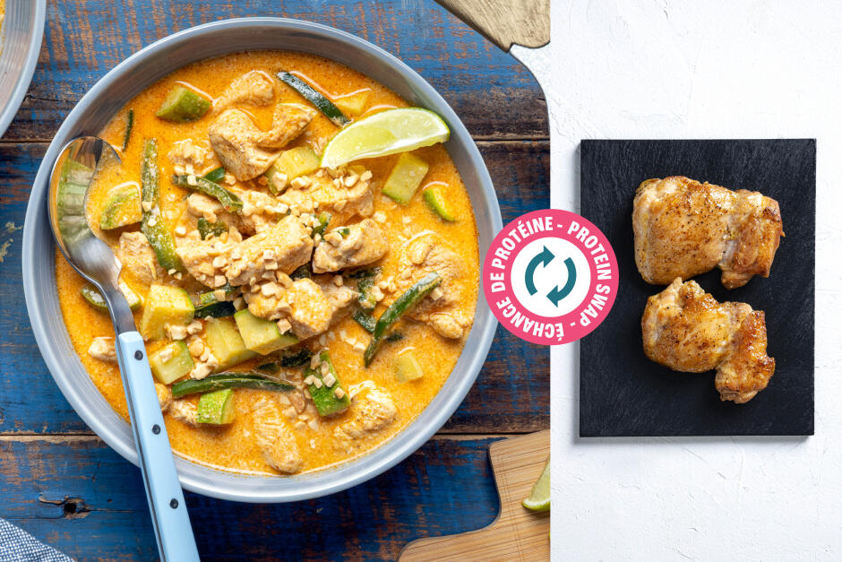 Protein Swap | Spicy Chicken Panang Curry