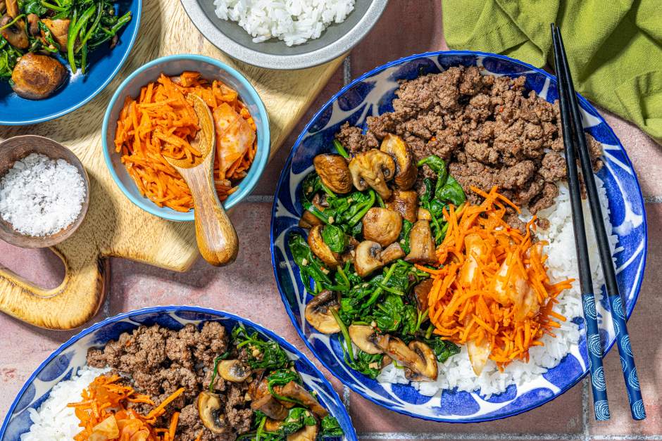 Beef & Mushroom Korean Bibimbap