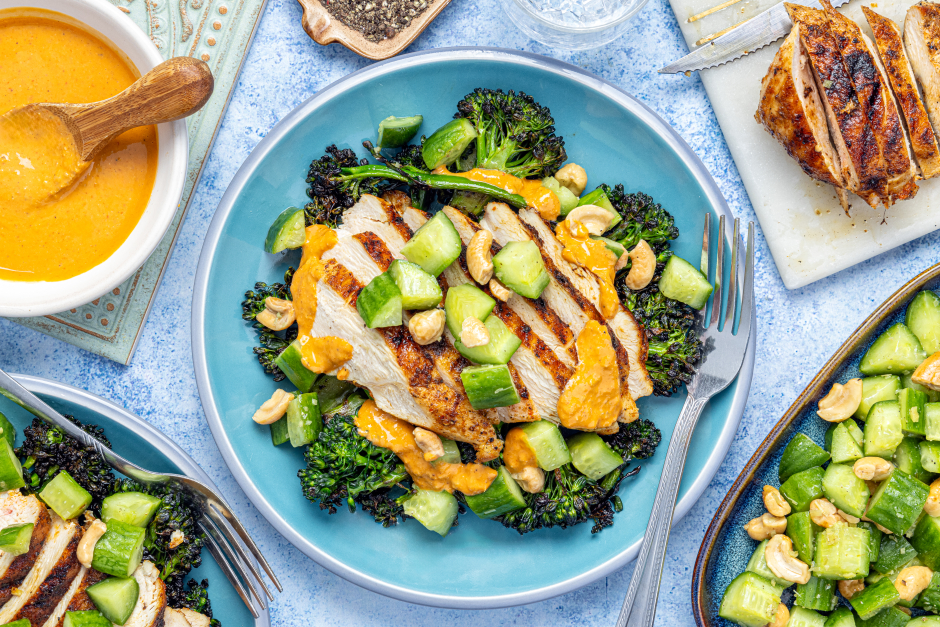 Spicy Cashew Satay Chicken