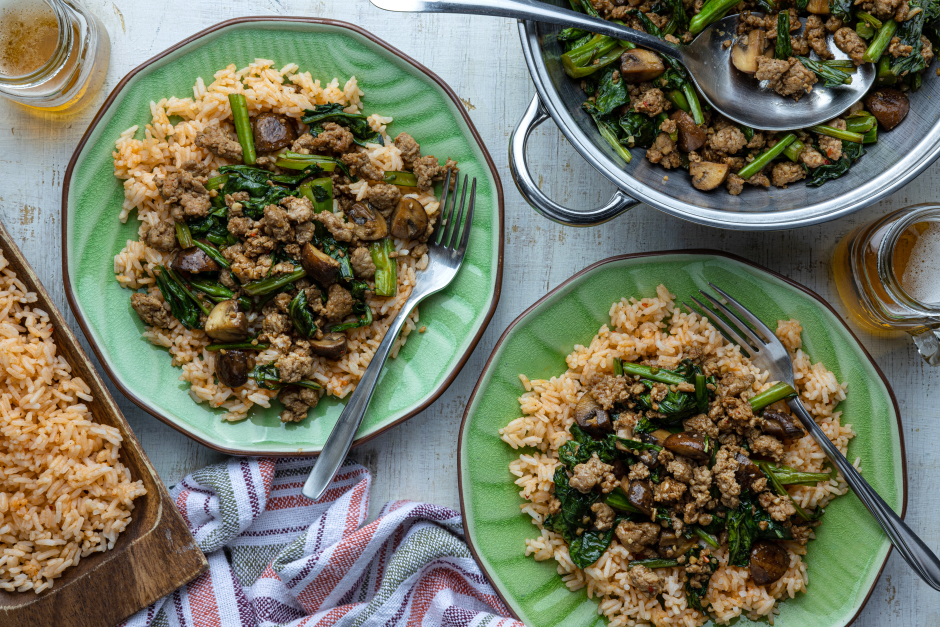 Thai-Style Ground Pork Stir-Fry