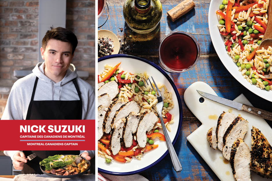 Nick’s Pick | BBQ Chicken over Italian-Style Orzo Salad
