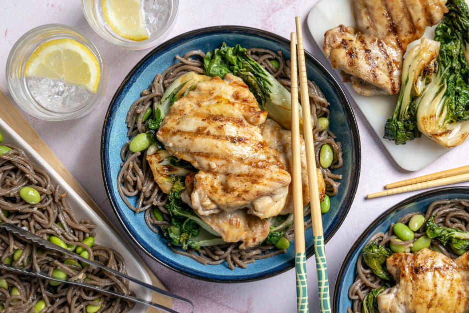 Grilled Chicken & Bok Choy