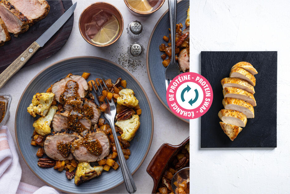 Protein Swap | Chicken au Poivre Platter