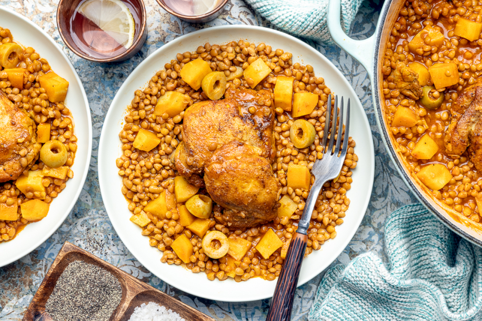 Moroccan Tagine-Style Chicken Thighs