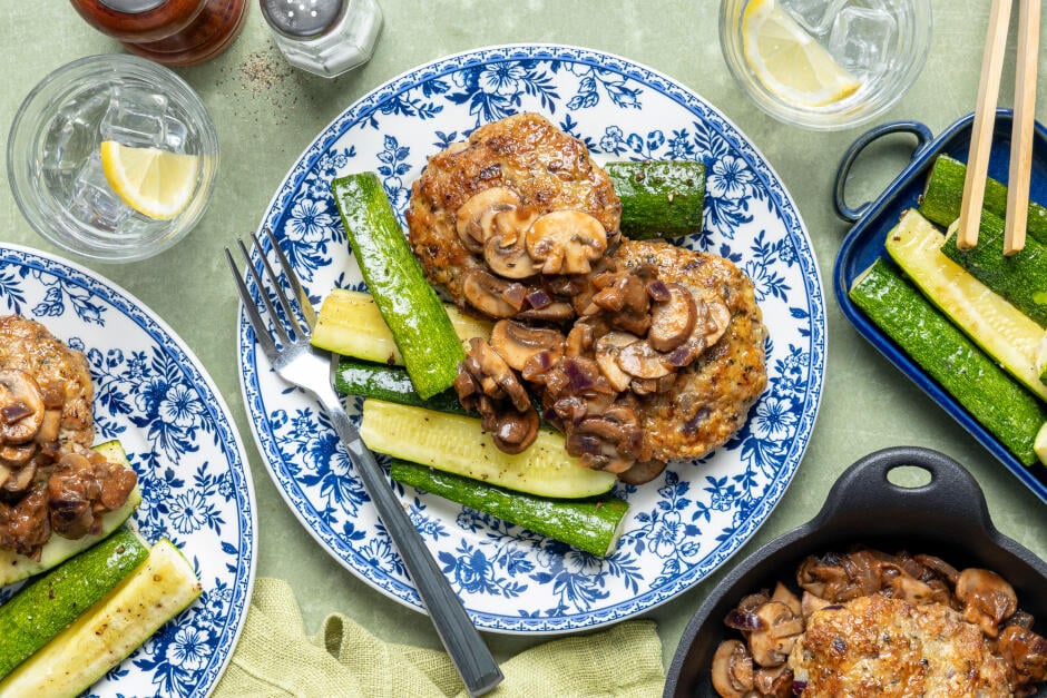 Pork Salisbury Steaks