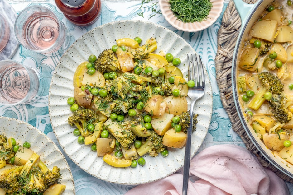 Thick & Creamy Swedish-Inspired Veggie Soup